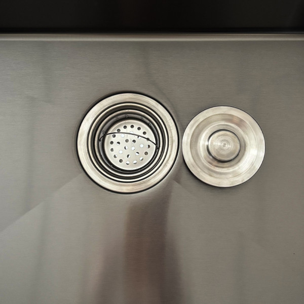 Мийка кухонна 3mm 500х500 Графіт 5050HG Mira (000032092)