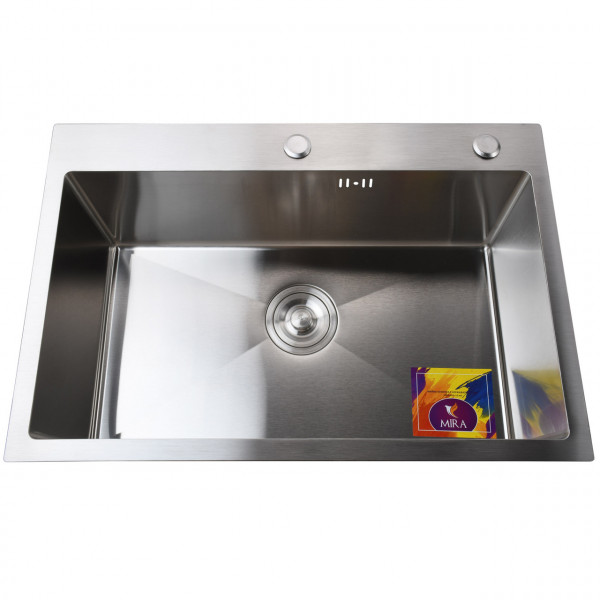 Мийка кухонна 3mm 680х450 Сатин 6845HS Mira (000032096)
