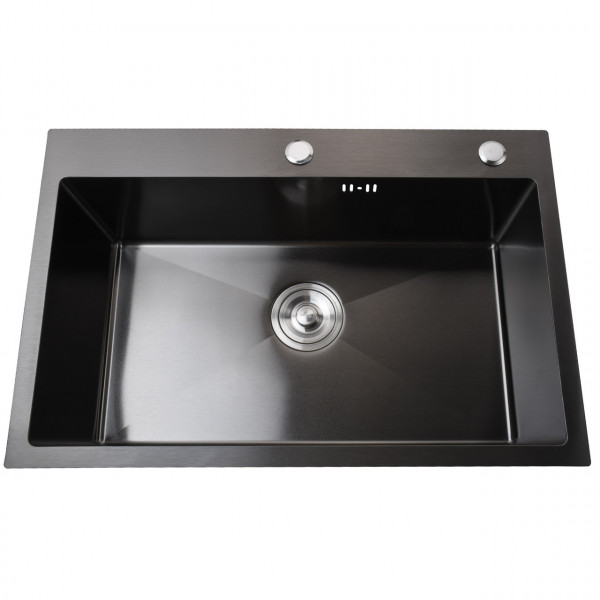 Мийка кухонна 3mm 680х450 Графіт 6845HG Mira (000032098)