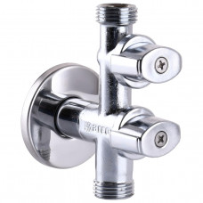 Кран кульовий кутовий подвійний ARCO 1/2″х1/2″х1/2″ COMB15MAC (000019853)