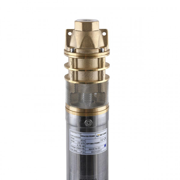 Насос скважинный вихревой OPTIMA 3SKm100 PRIME 0,75кВт + кабель 20м и пульт (000023373)