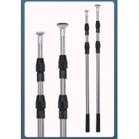 Телескопічний упор із нержавіючої сталі 2,4 м для плитки, дверних коробок і монтажних робіт 1 шт. (164455022)