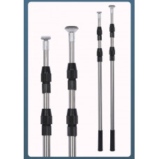 Телескопічний упор із нержавіючої сталі 2,8 м для плитки, дверних коробок і монтажних робіт 1 шт. (637653622)