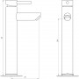 Змішувач для умивальника Globus Lux ALPEN SBT1-201-BB (000021153)