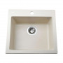 Гранитная мойка Globus Lux AOSTA слоновая кость 490x455мм (000023576)