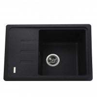 Гранитная мойка Globus Lux MONO графит 620х435мм-А0001 (000022399)