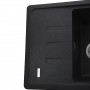 Гранитная мойка Globus Lux MONO графит 620х435мм-А0001 (000022399)