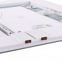 Дзеркало UNIO MRR-04 SQR-RA-H 600 x 800 mm LED FL з підігрівом (000027270)