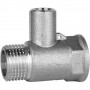 Тройник для датчика температуры никелированный 1/2″ВР х М10 х 1/2″НР штампованный усил.А0202А(нк) VA (000027737)
