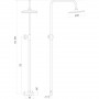 Душова колона Globus Lux LAZER GL-BAR-0101 (000012440)