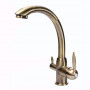 Смеситель для кухни под осмос Globus Lux LAZER GLLR-0777-9-BRONZE (000014962)