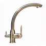 Смеситель для кухни под осмос Globus Lux LAZER GLLR-0777-9-BRONZE (000014962)