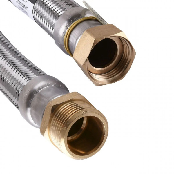 Шланг антивібраційний прямий TUCAI EXTRA TWIST 1″ 0,6м RIVER MG-1-600 204742 (000015853)