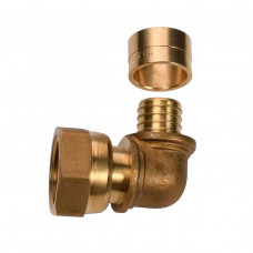 Коліно натяжне з накидною гайкою ISOLTUBEX 16x1/2″ СTMCC1612 (000016455)