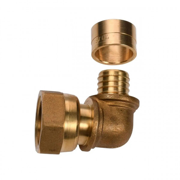 Колено натяжное с накидной гайкой ISOLTUBEX 16x1/2″ СTMCC1612 (000016455)
