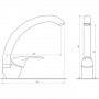 Смеситель для кухни Globus Lux Solly GLSO-0203S-4-COLORADO (000019207)