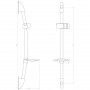 Душова стійка Globus Lux BT-106C (000005656)
