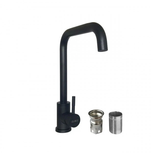 Смеситель для кухни Globus Lux ALPEN SUS-203L-BB (000017527)