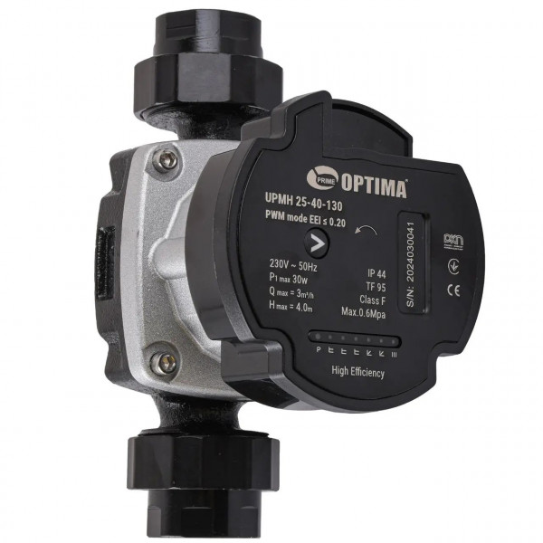 Насос циркуляційний енергоощадний Optima PRIME UPMH 25-40AUTO 130мм + гайки (000027867)