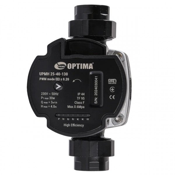 Насос циркуляційний енергоощадний Optima PRIME UPMH 25-40AUTO 130мм + гайки (000027867)
