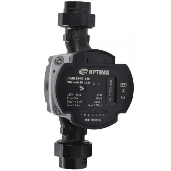 Насос циркуляційний енергоощадний Optima PRIME UPMH 25-90AUTO 180мм + гайки (000027874)