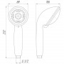 Душевая лейка Topaz NF-2288-00-LOTUS (000025266)