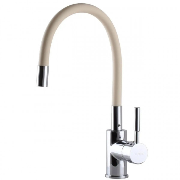 Смеситель для кухни Globus Lux LAZER GLLR-0203S-BEIGE (000024608)