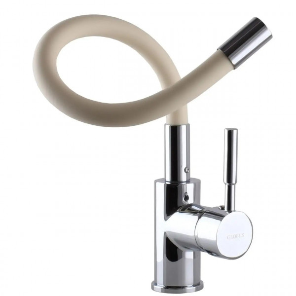 Смеситель для кухни Globus Lux LAZER GLLR-0203S-BEIGE (000024608)