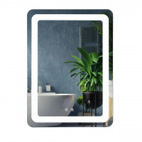 Дзеркало UNIO MRR-04 SQR-RA-S/H 600 x 800 mm LED FL сенсор + підігрів (000030902)