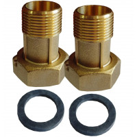 Комплект штуцеров 1″Вх3/4″Н латунный LR543L OPTIMUM (000023892)