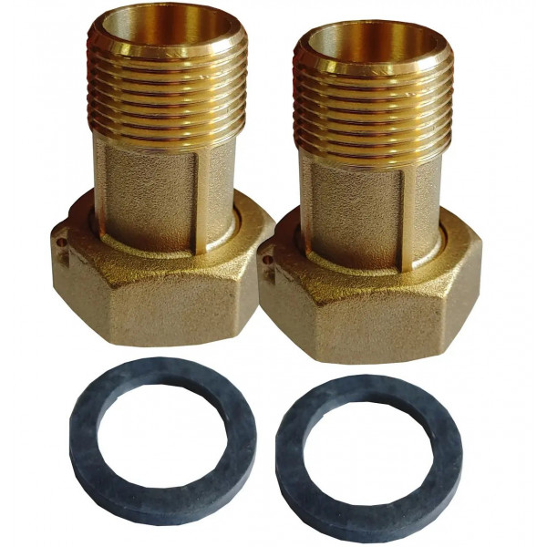 Комплект штуцеров 1″Вх3/4″Н латунный LR543L OPTIMUM (000023892)