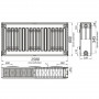 Радиатор стальной 22/600х1500 бок OPTIMUM (000013684)