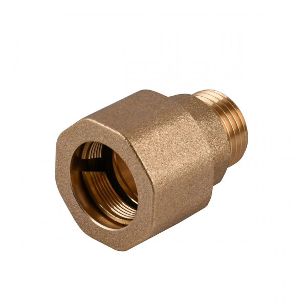 З'єднання зажимне пряме для труби Ø22мм 1/2″З латунне LS332S OPTIMUM (000031015)