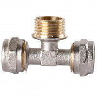 Тройник с наружной резьбой NTM NF-1019 16х1/2″х16 (000002590)
