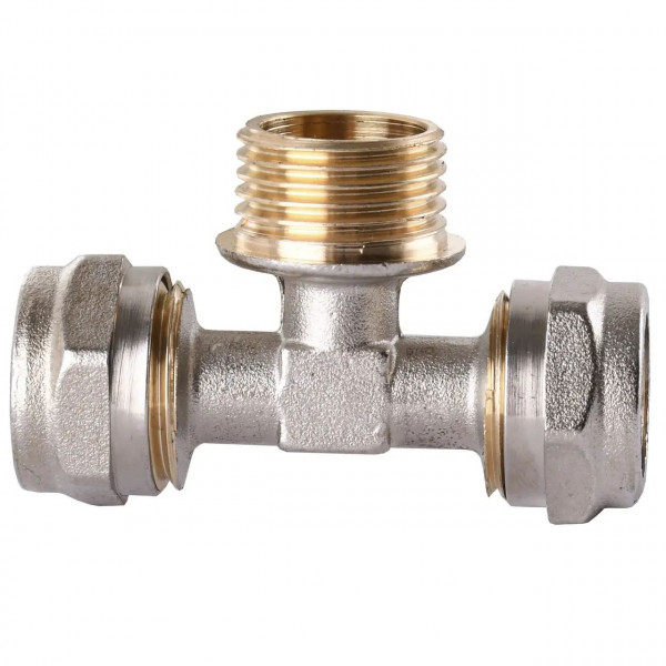 Трійник із зовнішньою різьбою NTM NF-1019 16х1/2″х16 (000002590)