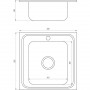 Мойка кухонная Mira MR 5050 E Satin (000014468)