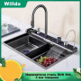 Кухонная раковина водопад Willda темно-серая 68х46х22 (115702467)