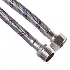 Шланг нержавіюча сталь ECO FIX 1/2″х1/2″ ЗВ 2,0 м EPDM (000016845)