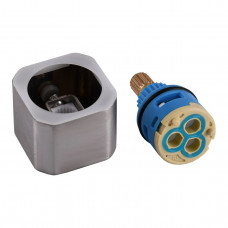 SC-SKU-200 Кран-Букса переключения с квадрат. рукояткой д/душ систем SUS, 3-х ходовая (000028734)