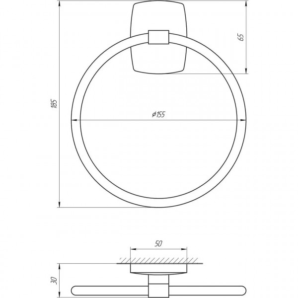 Держатель полотенец Perfect Sanitary Appliances RM 1003 (000005204)