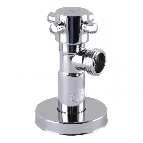 Кран полуоборотный угловой SOLOMON 1/2″х3/4″ Retro 7077 (000004158)