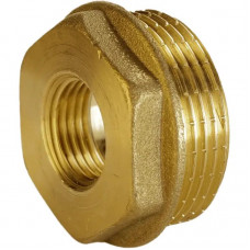 Футорка латунная 1 1/2″НР х 3/4″ВР штампованная А0753А VA (000025766)