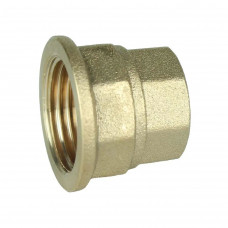 Муфта редукционная латунная 1/2″ВР х 3/8″ВР штампованная восьмигранная А0343А VA (000027634)