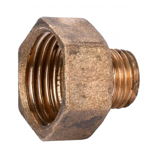 Перехідник редукційний 1/2″х1/4″ВЗ латунний 639Б (000016372)