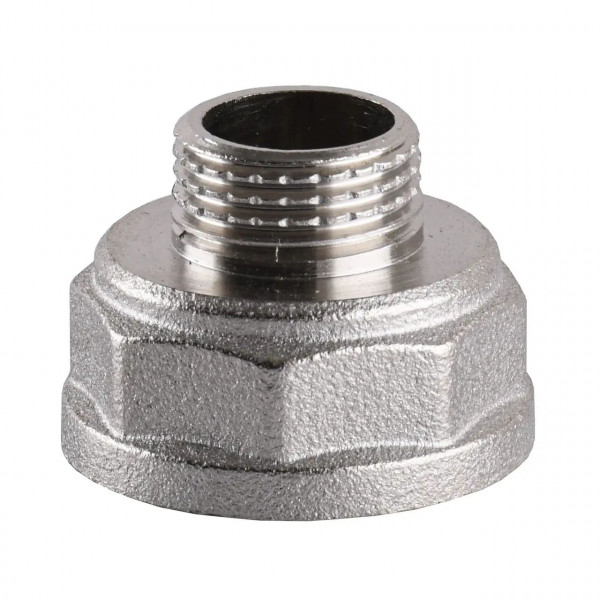 Переходник редукционный 1″х1/2″ВН никелированный А0602А(нк) (000024889)