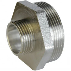 Ниппель редукционный 1 1/2″х 3/4″НН никелированный А0510А(нк) (000025097)