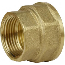 Муфта редукционная 1″х3/4″ВВ латунная восьмигранная А0332А (000025366)