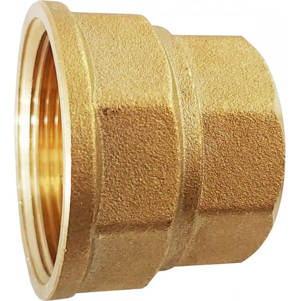Муфта редукционная 1 1/4″х1″ВВ латунная восьмигранная А0335А (000025417)