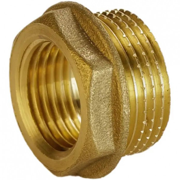 Футорка 1 1/2″х1 1/4″ЗВ латунна А0754А (000026557)