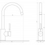 Смеситель для кухни Globus Lux LAZER GLLR-0203S-1-ONIX (000019221)